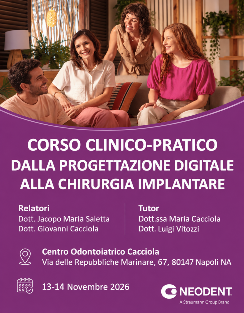 CORSO CLINICO-PRATICO DALLA PROGETTAZIONE DIGITALE ALLA CHIRURGIA IMPLANTARE